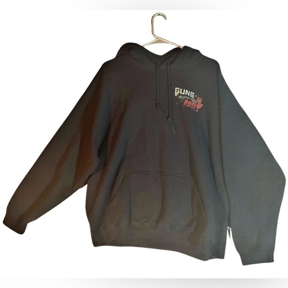 Guns N Roses Hoodie Black Mens Size XL Band